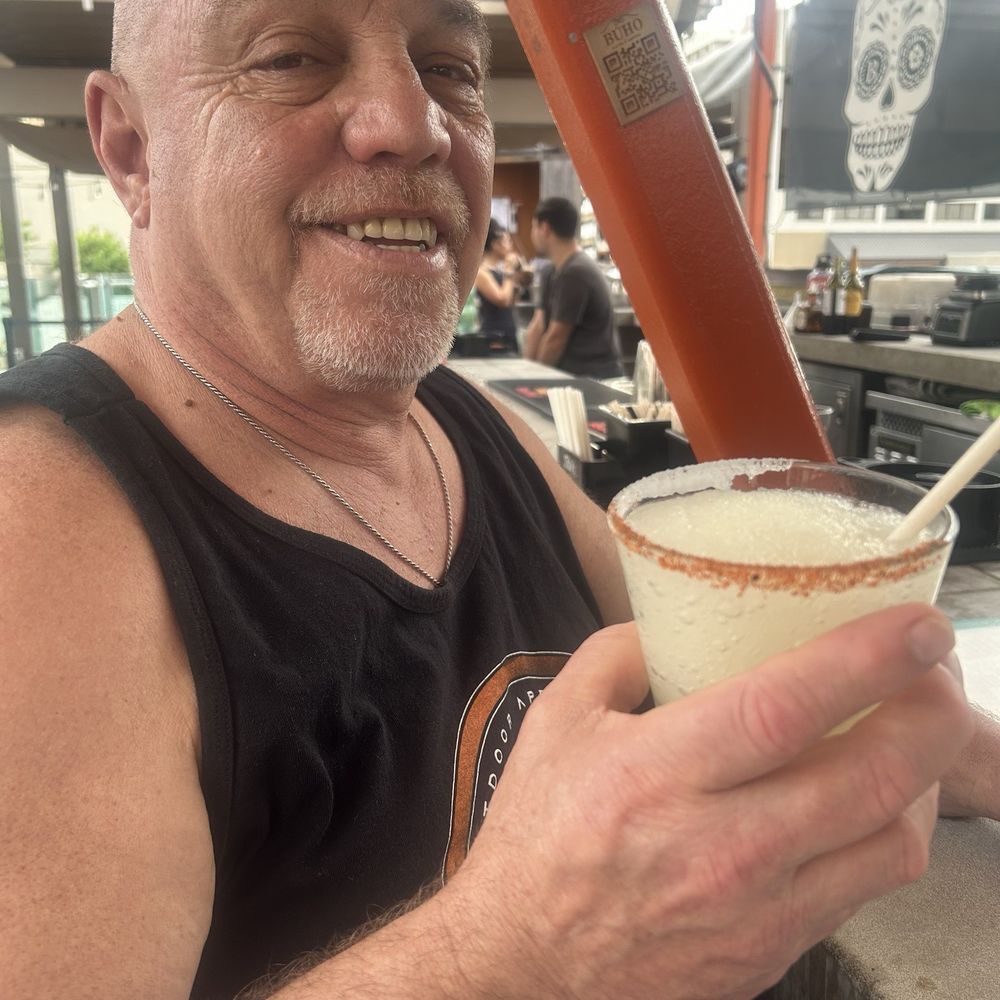 Enjoying the delicious margaritas! Enjoying the delicious margaritas!