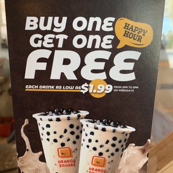 Orange Square - HH weekday B1G1 - Taiwanese Near Me - Santa Clara, California
