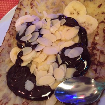 Crêperie Beaubourg - Banana and chocolate crepe. - Creperies Near Me - Paris, 75