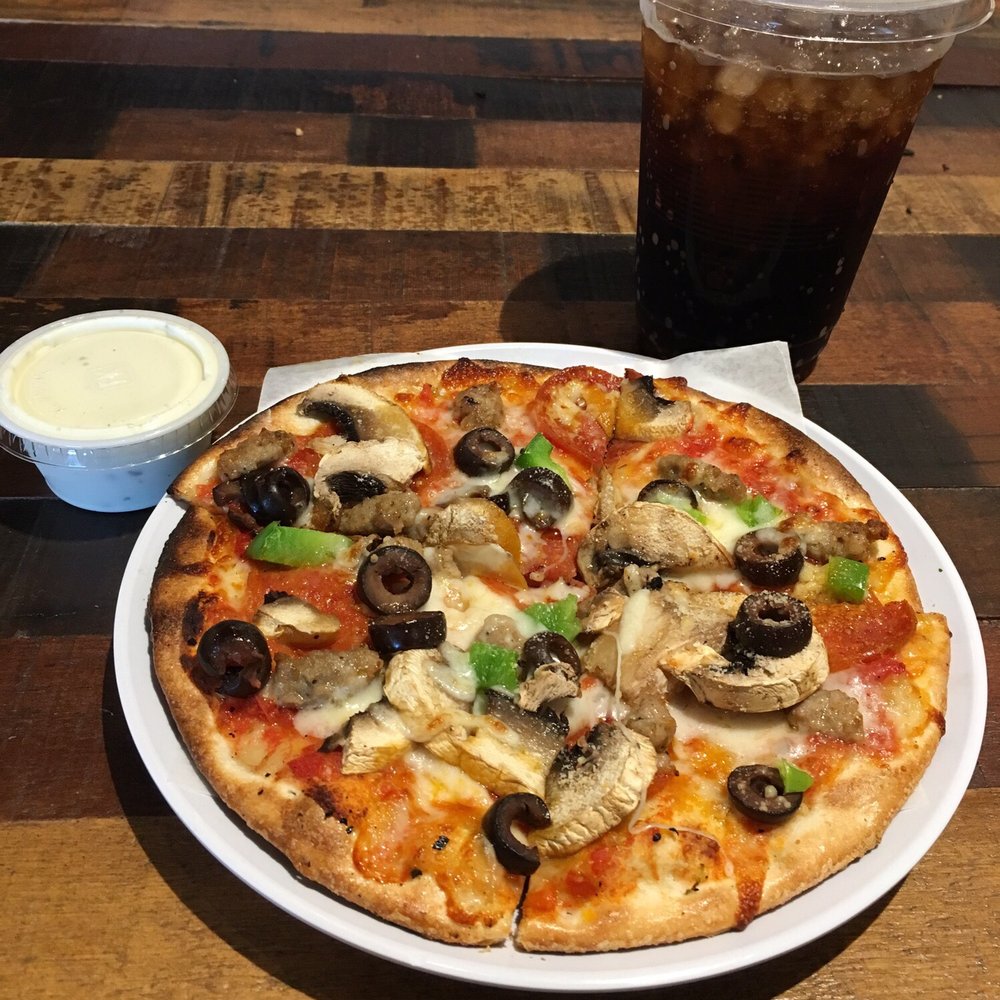 MOD Pizza - Mini pizza with yummy ranch & a Diet Coke of course! - Fast Food Near Me - Walnut Creek, California MOD Pizza - Mini pizza with yummy ranch & a Diet Coke of course! - Fast Food Near Me - Walnut Creek, California