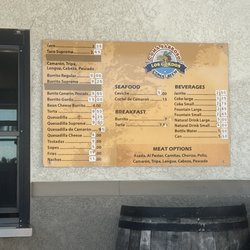 Taqueria Los Gordos - Menu