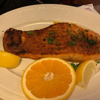 Greenvale Townhouse Restaurant - Broiled Norwegian Salmon Filet - Diners Near Me - Greenvale, New York Greenvale Townhouse Restaurant - Broiled Norwegian Salmon Filet - Diners Near Me - Greenvale, New York