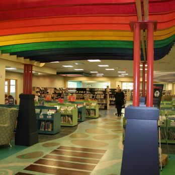 Medina County District Library - Brunswick Library - The beautiful entry to the Brunswick Library's Children's Department. - Libraries Near Me - Brunswick, Ohio