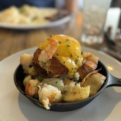 The English Rose - Crab cake benedict
