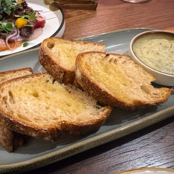 Lady Elaine - Bread and Butter (whipped butter with herb jam) - Mediterranean Near Me - Honolulu, Hawaii Lady Elaine - Bread and Butter (whipped butter with herb jam) - Mediterranean Near Me - Honolulu, Hawaii