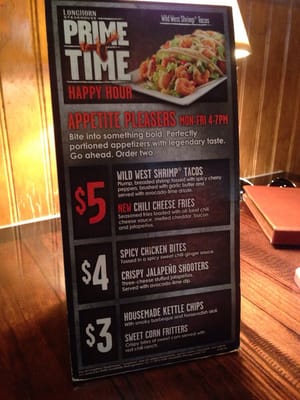 Menu photo 7 LongHorn Steakhouse San Antonio, TX Menu photo 7 LongHorn Steakhouse San Antonio, TX