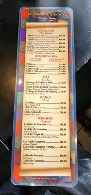 Menu photo 5 Los Compadres Long Beach, CA