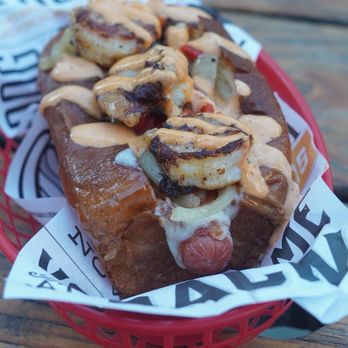 Doggos Gus - SurfNTurf Doggo - Hot Dogs Near Me - San Diego, California Doggos Gus - SurfNTurf Doggo - Hot Dogs Near Me - San Diego, California