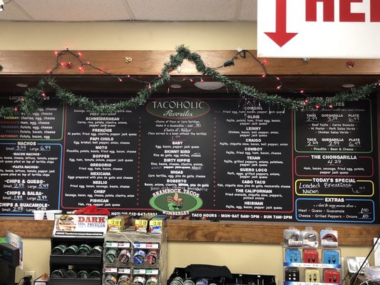 Menu photo 2 Shamrock Tacos Wimberley, TX