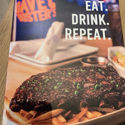 Dave & Buster's Orland Park - Meal deal menu