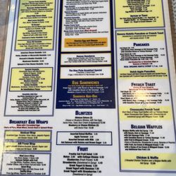 Stony Hill Diner - The tiniest print ever haha. Zoom in with your camera phone.