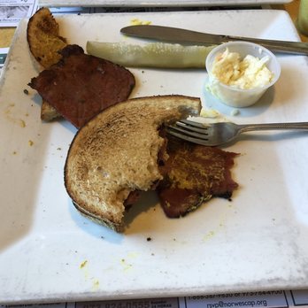 River Star Diner - Disgusting plate with pastrami sandwich - Diners Near Me - Hackettstown, New Jersey
