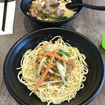 Wuhan Noodle 1950 - Minced pork dry noodle and spicy beef noodle in soup - Noodles Near Me - Markham, Ontario