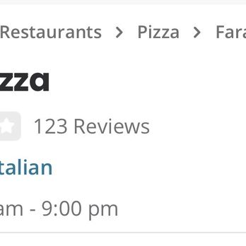 Faraci Pizza - Yelp posted hours 6/29/22 - Pizza Near Me - Ballwin, Missouri Faraci Pizza - Yelp posted hours 6/29/22 - Pizza Near Me - Ballwin, Missouri