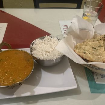 Masala Indian Cuisine - Tadka dal basmati rice and garlic naan! - Indian Near Me - Jacksonville, Florida