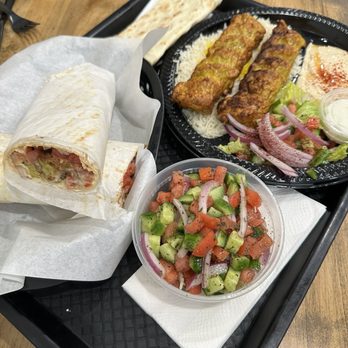 Cela Cafe - Lulleh Wrap Chicken Lulleh Plate - Wraps Near Me - Burbank, California Cela Cafe - Lulleh Wrap Chicken Lulleh Plate - Wraps Near Me - Burbank, California