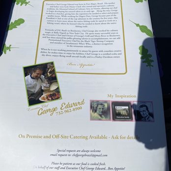 Arugula Spring Lake - Personal note on back of menu. - Venues & Event Spaces Near Me - Spring Lake, New Jersey Arugula Spring Lake - Personal note on back of menu. - Venues & Event Spaces Near Me - Spring Lake, New Jersey