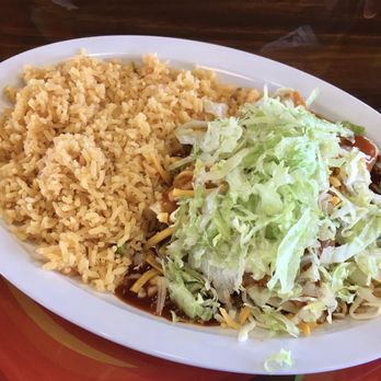 Abelardo's Mexican Fresh - Enchiladas combo with rice and beans. - Mexican Near Me - St Peters, Missouri