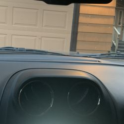 Elite Car Audio - A view of both the rear-view-mirror and radio touchscreen connected to our backup camera, so pleased with Elite Car Audio!