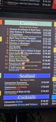 Menu photo 4 Cazadores Mexican Food Santee, CA