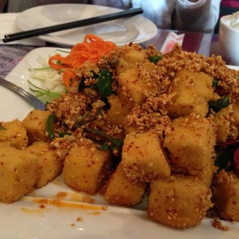 Spices 3 - Garlic Fried Tofu - Szechuan Near Me - Oakland, California Spices 3 - Garlic Fried Tofu - Szechuan Near Me - Oakland, California