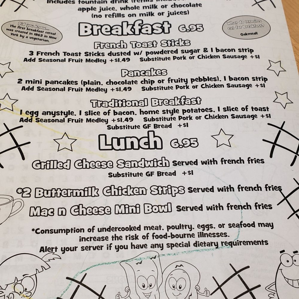 Sunshine Breakfast Bar - Kids menu - Breakfast & Brunch Near Me - Phoenix, Arizona Sunshine Breakfast Bar - Kids menu - Breakfast & Brunch Near Me - Phoenix, Arizona