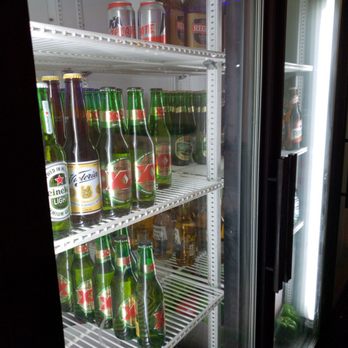 El Sombrero Azul - the inside of a refrigerator - Salvadoran Near Me - South Gate, California