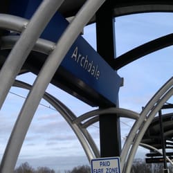 Archdale Station - Archdale sign on the platform