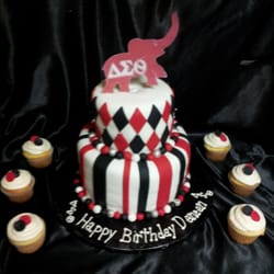Stacey's Cakes and Creations - Sorority Themed Custom Design