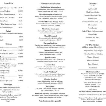 The Bavarian Chef - German Near Me - Madison, Virginia The Bavarian Chef - German Near Me - Madison, Virginia