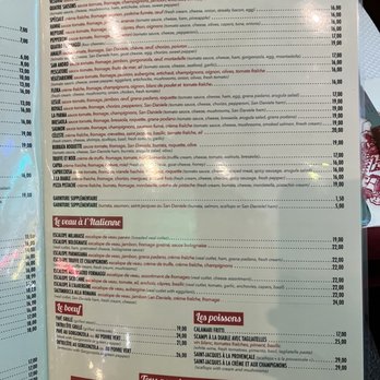 Amalfi - Menu - Italian Near Me - Paris, 75