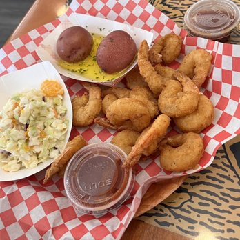 Shells Seafood - Tampa - Fried shrimp dinner with cocktail sauce - Seafood Near Me - Tampa, Florida Shells Seafood - Tampa - Fried shrimp dinner with cocktail sauce - Seafood Near Me - Tampa, Florida