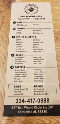 Menu photo 5 Ahi Poke Bar Enterprise, AL