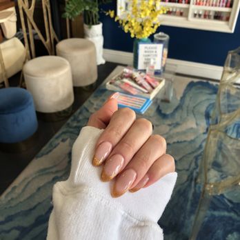 UT Nails & Spa - Nails by Mimi Gold French - Nail Salons Near Me - San Diego, California UT Nails & Spa - Nails by Mimi Gold French - Nail Salons Near Me - San Diego, California