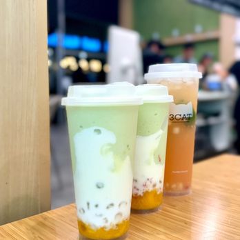 3CAT Handcrafted Beverage - Avomango Sweet Dew & Peachy Lime - Juice Bars & Smoothies Near Me - Tustin, California