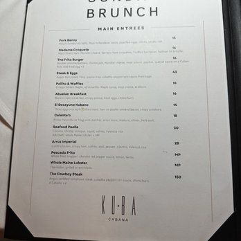 Kuba Cabana - Sunday brunch menu - Cuban Near Me - Doral, Florida Kuba Cabana - Sunday brunch menu - Cuban Near Me - Doral, Florida