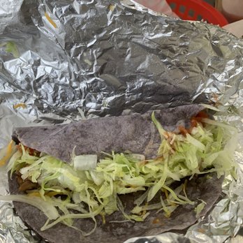 KillerTacos - Kailua pork soft taco in a taro tortilla. - Mexican Near Me - Kailua-Kona, Hawaii