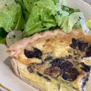 Beverley’s Bistro & Bar - Quiche: roasted mushrooms, braised leeks, goat cheese, thyme - Cocktail Bars Near Me - Dallas, Texas Beverley’s Bistro & Bar - Quiche: roasted mushrooms, braised leeks, goat cheese, thyme - Cocktail Bars Near Me - Dallas, Texas