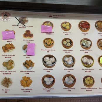 Aloha Manapua - Paper taped over items they don't have. - Dim Sum Near Me - Aiea, Hawaii