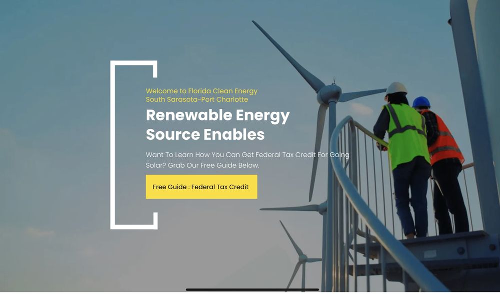 Slide of Florida Clean Energy Today