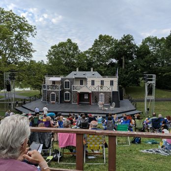 Shakespeare In Delaware Park - The stage as seen from the deck at the top of the hill - Performing Arts Near Me - Buffalo, New York Shakespeare In Delaware Park - The stage as seen from the deck at the top of the hill - Performing Arts Near Me - Buffalo, New York