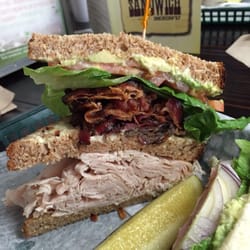 Mahogany Smoked Meats - Best club sandwich I've ever had. Had to save half to eat later.