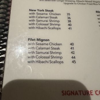 Shogun Restaurant - Menu - Teppanyaki Near Me - Rancho Cucamonga, California