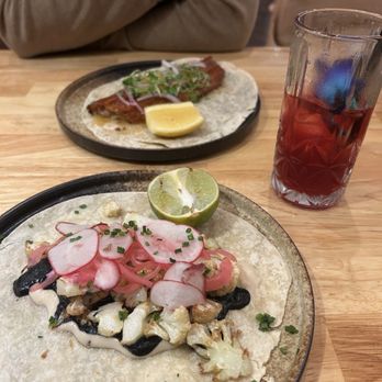 Sobremesa - Cauliflower taco, Gringo taco - Latin American Near Me - San Diego, California