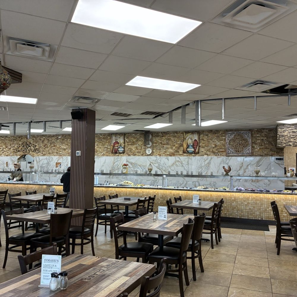 Dimassi's Mediterranean Buffet - Seating and buffet line - Mediterranean Near Me - Richardson, Texas Dimassi's Mediterranean Buffet - Seating and buffet line - Mediterranean Near Me - Richardson, Texas