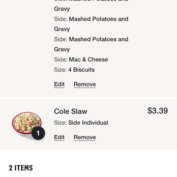 KFC - I ordered the 6 piece with 4 sides and 4 biscuits for $20 highly recommend - Chicken Wings Near Me - Desoto, Texas KFC - I ordered the 6 piece with 4 sides and 4 biscuits for $20 highly recommend - Chicken Wings Near Me - Desoto, Texas