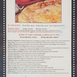 Borino's Pizza - Menu 2/3