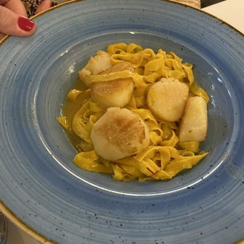 Girasole - Scallop Pasta - Italian Near Me - The Plains, Virginia Girasole - Scallop Pasta - Italian Near Me - The Plains, Virginia