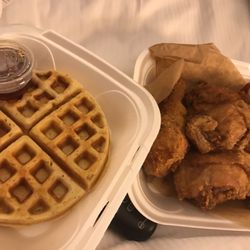 Chicken and Waffles looks amazing