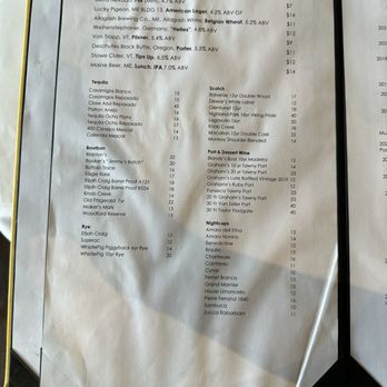 Buttercup - Menu (Aug 2026) - Bars Near Me - Natick, Massachusetts